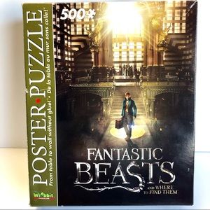 Fantastic Beasts Poster Puzzle, Very Good Cond.